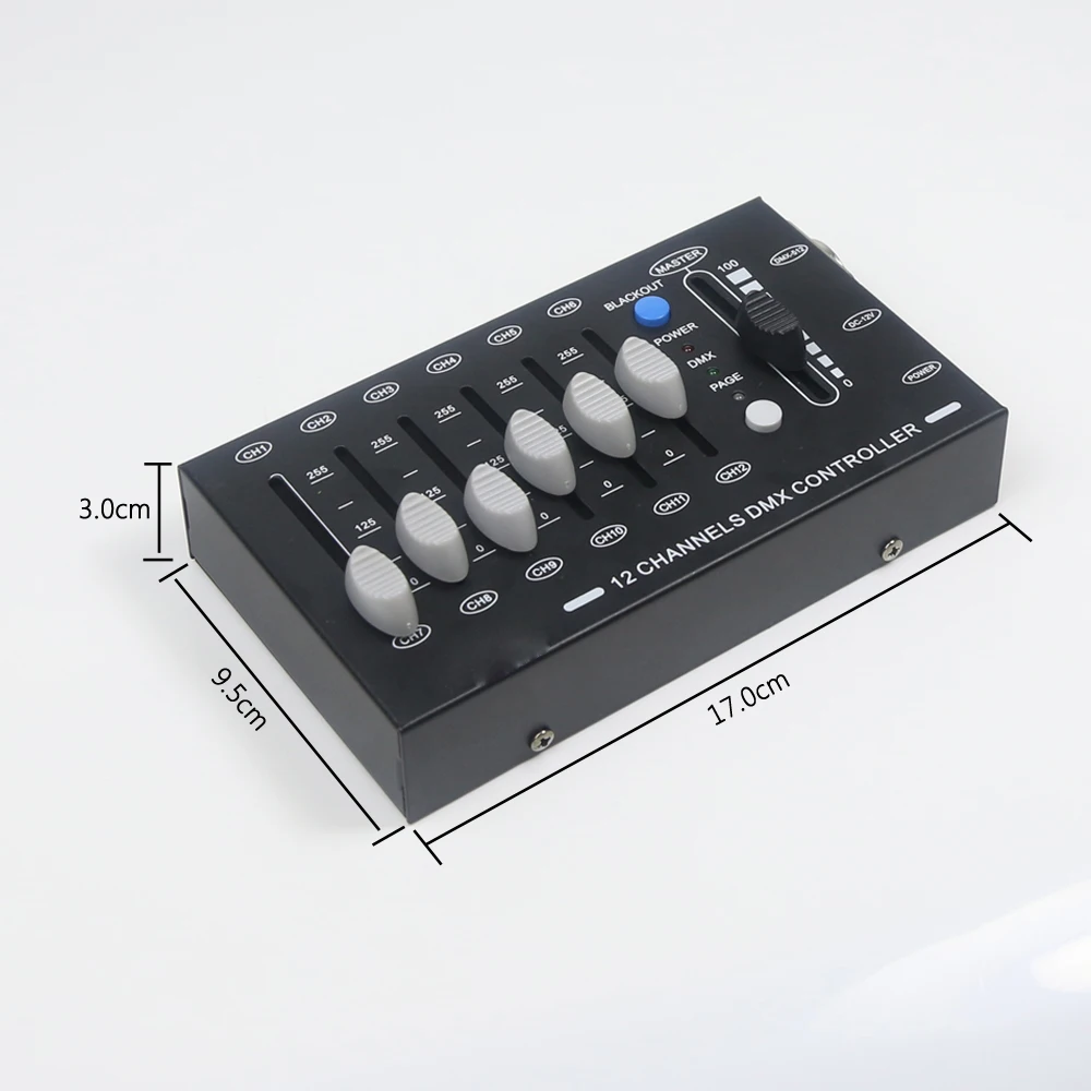 12 channels DMX Controller DJ Controller Mini Console For Stage Light Effect Home Entertainment KTV Party Lights