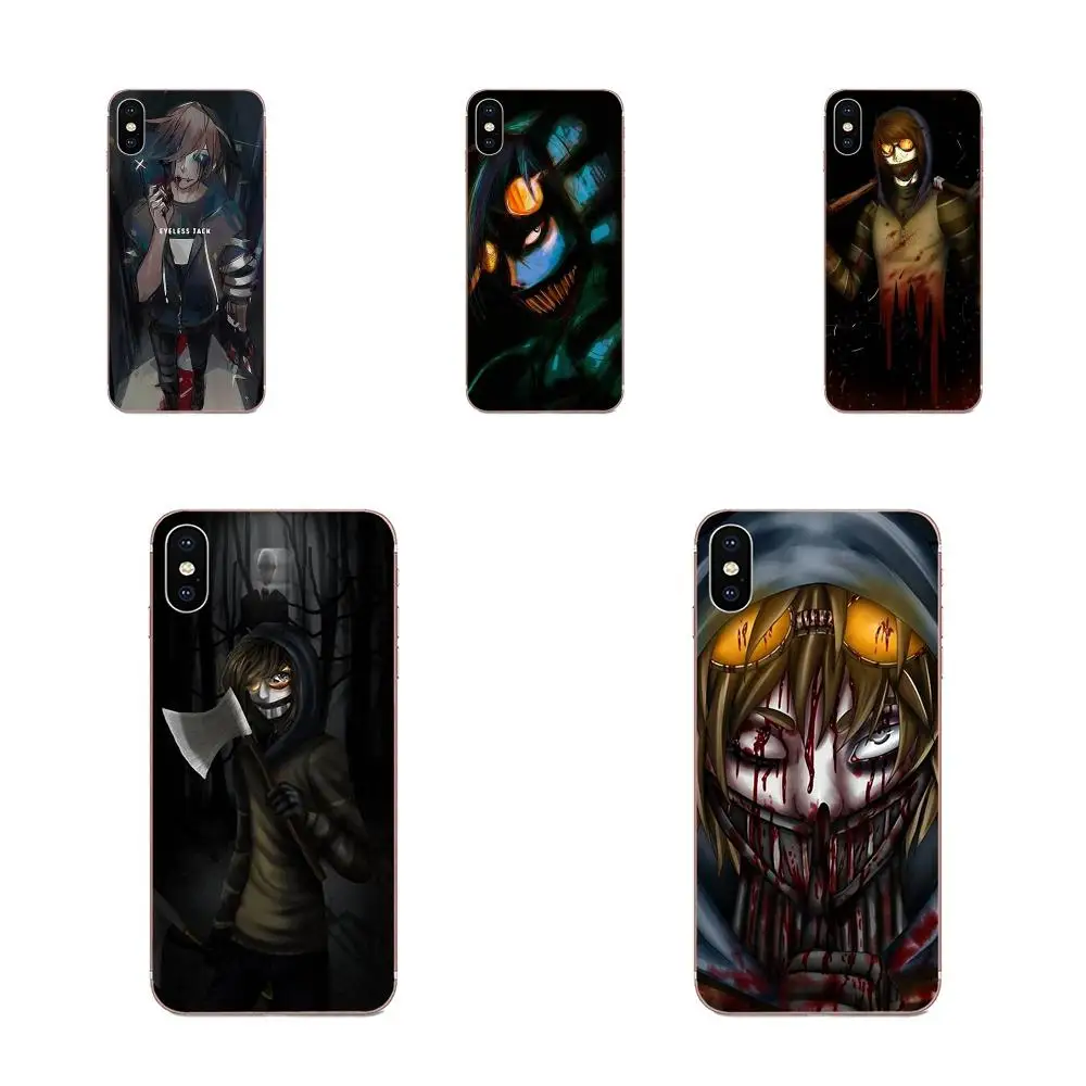Тонкая кожа для huawei Honor mate 7 7A 8 9 10 20 V8 V9 V10 G Lite Play Mini Pro P Smart Creepypasta Тикки Тоби X Reader