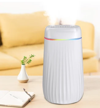 

Household Air Humidifier 1000ML Double Nozzle Aromatherapy Essential Oil Diffuser USB Heavy Fog Cool Mist Maker with LED Light
