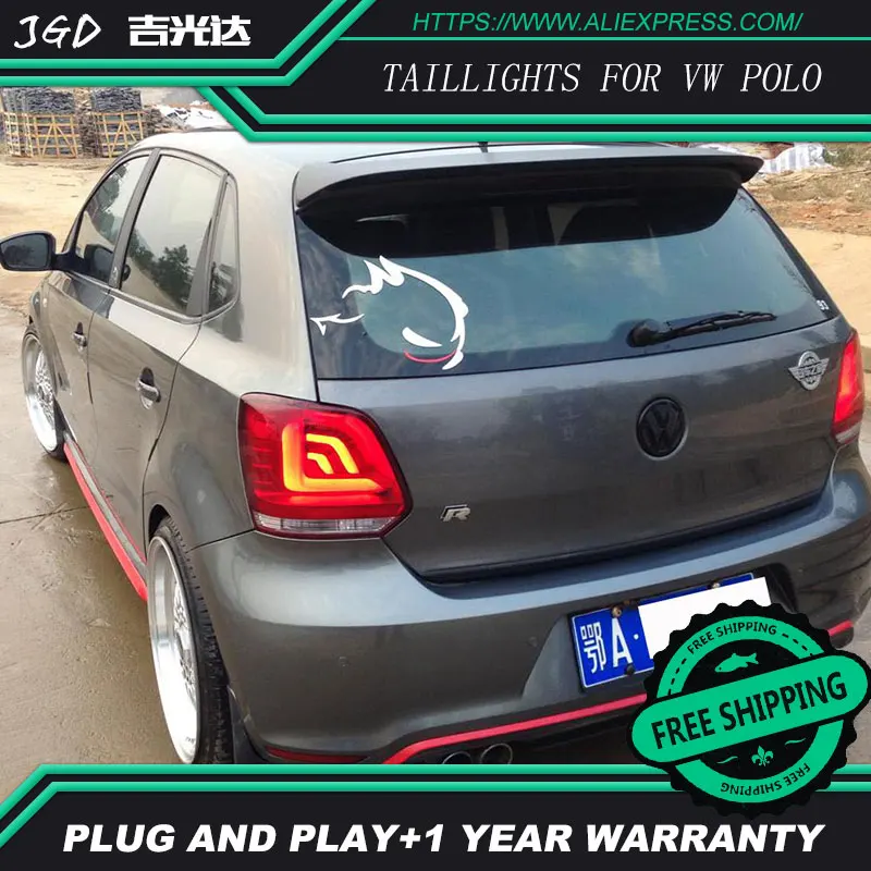 Задние фары для автомобиля VW POLO 2010 2016 светодиодные задние багажника POLO|light for|tail