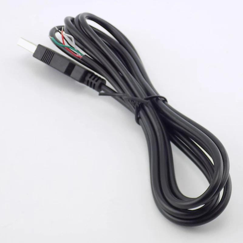 0,3/1/2 M DIY Micro USB разъем мужской одна осветительная головка, 4 Pin кабель для передачи данных, кабель Питание адаптер Зарядное устройство зарядное устройство для смарт-устройств