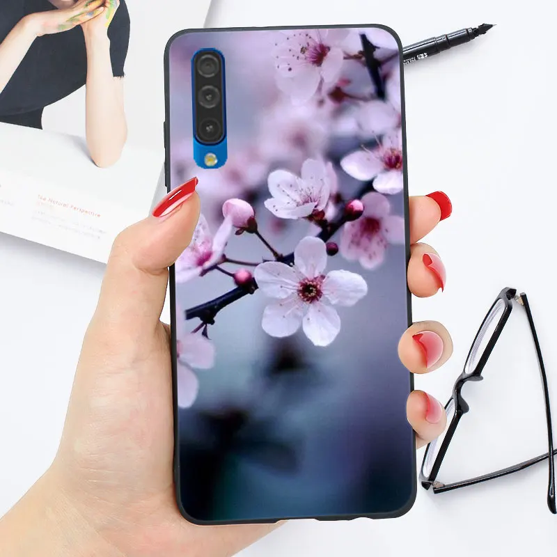 X27 Чехол для телефона samsung Galaxy A50 A10 A20 A30 A40 A70 A20e, Яркий глянцевый чехол из поликарбоната+ ТПУ - Цвет: X27