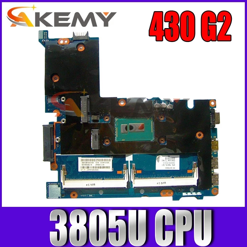 100% новая материнская плата для hp probook 430 g2 PENT 3805U/3205U 815644-601 815644-501 815644-001 | Компьютеры