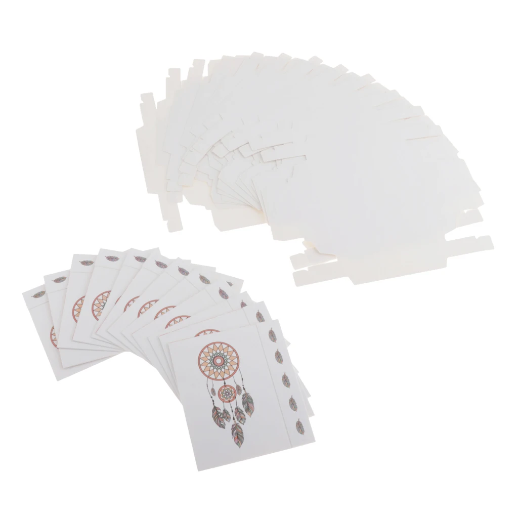 12 Pack Ring Necklace Cardboard Jewellery Boxes Origami Box Small Gift Box DIY