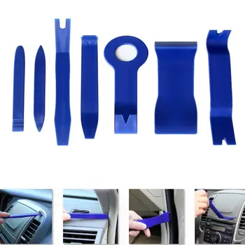 

7PCS Car Door Panel Dashboard GPS Stereo Radio Trim Set Molding Lever Auto Door Removal Tools Car Stereo Disassembly Tool Kit