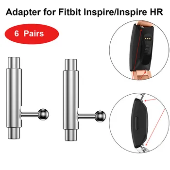 

6PCS Stainless Steel Connector pins For fitbit Inspire HR Inspire Bracelet Watchband linker for Fitbit Inspire Watchband