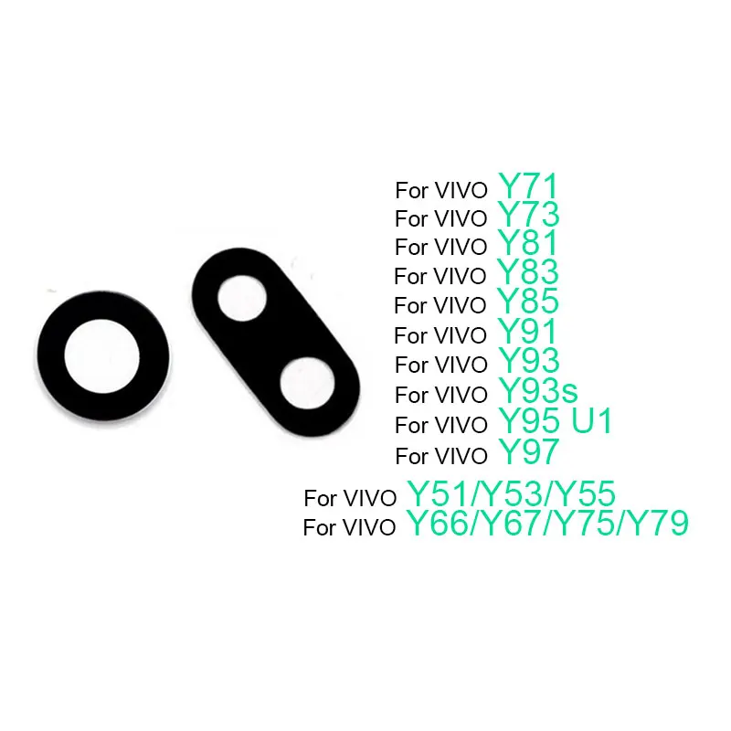 

Стеклянный объектив задней камеры для VIVO Y71 Y73 Y81 Y83 Y85 Y91 Y93 Y93s Y95 U1 Y97 Y51 Y53 Y55 Y66 Y67 Y75 Y79 Y11 V11i