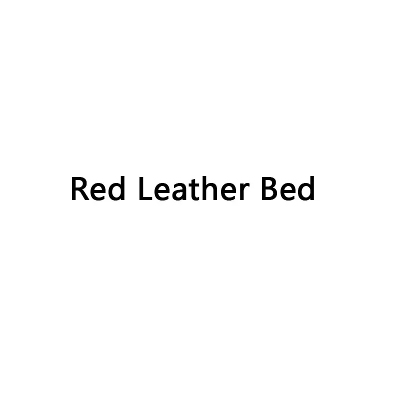 Red Leather Bed