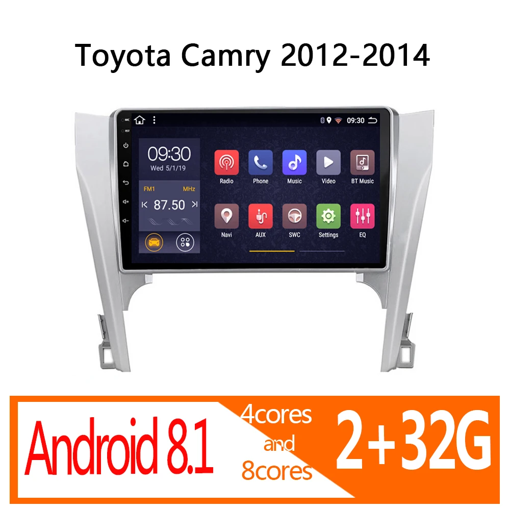 Автомагнитола coche для Toyota Camry мультимедийный проигрыватель с GPS Навигатором 2 Гб