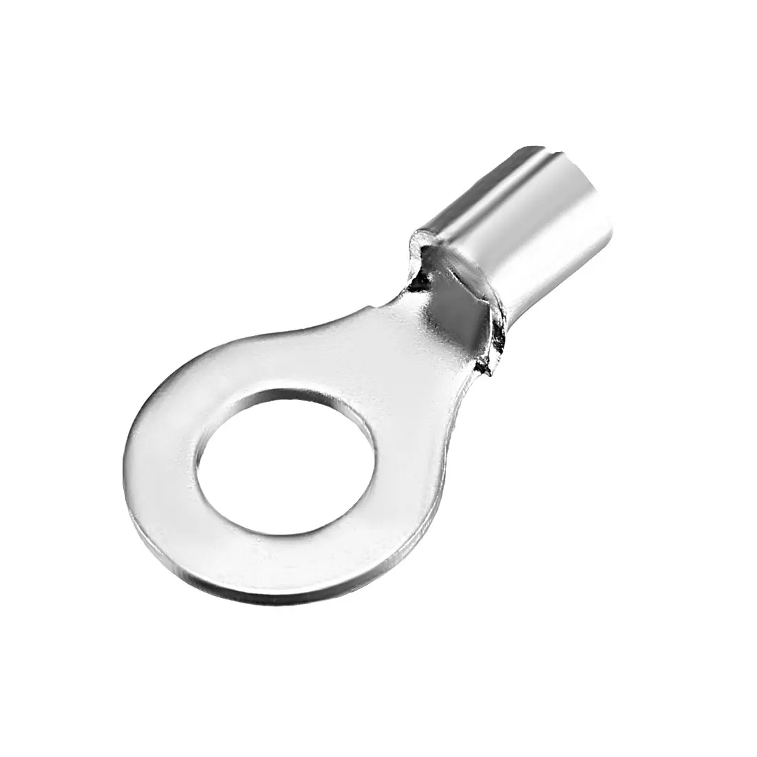 

uxcell 100Pcs RNB3.5-6 Non-Insulated U-Type Copper Crimp Terminals 2.5-4mm2 Wire Connector Silver Tone