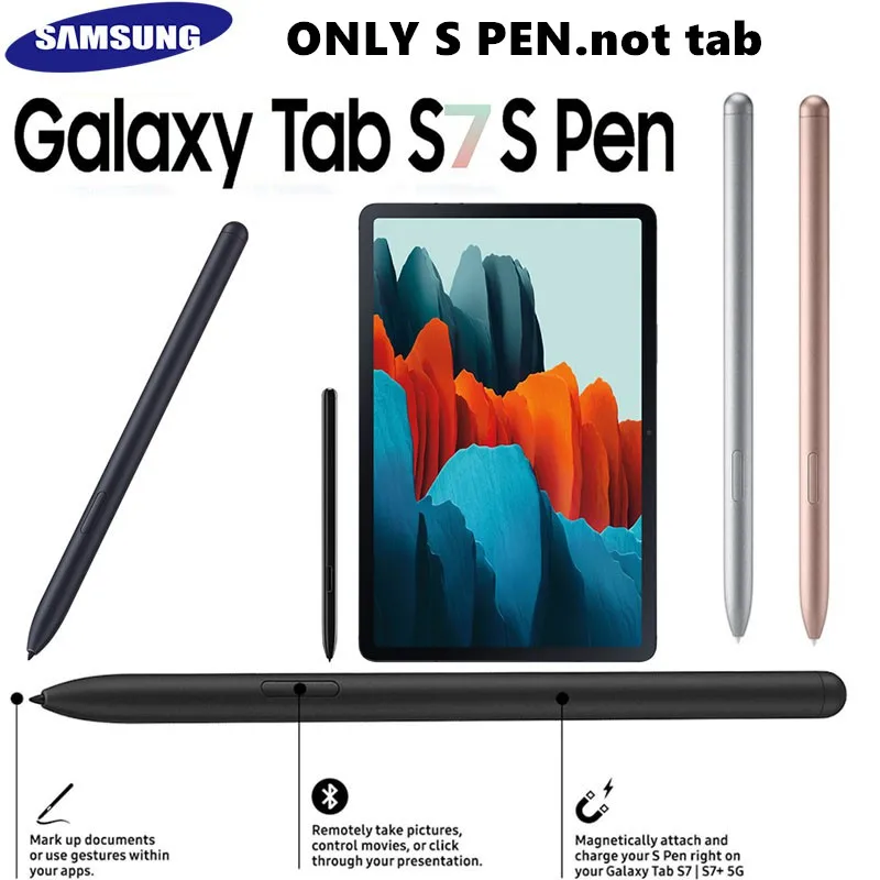 100% Original Samsung Galaxy Tab S7/S7 plus S7+ EJ-PT870 Bluetooth Tablet  Stylus Tablet Touch Screen Pen S-Pen Replacement - AliExpress