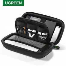 Ugreen power Bank чехол, Жесткий Чехол, коробка для 2,5 жесткого диска, USB кабель, внешний чехол для хранения, чехол для SSD, HDD
