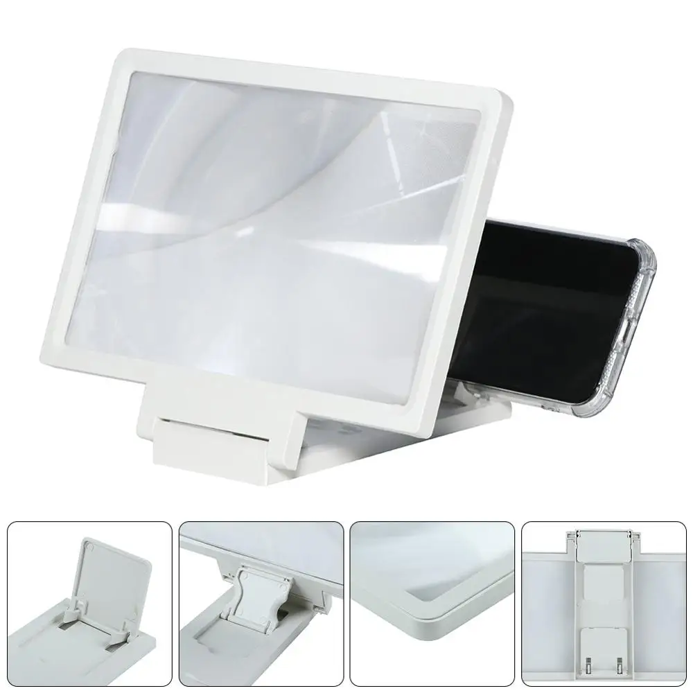 Universal Mobile Phone Screen Magnifier Enlarger Magnifying Video Amplifier Projector Bracket Desktop Holder Stand For Phone
