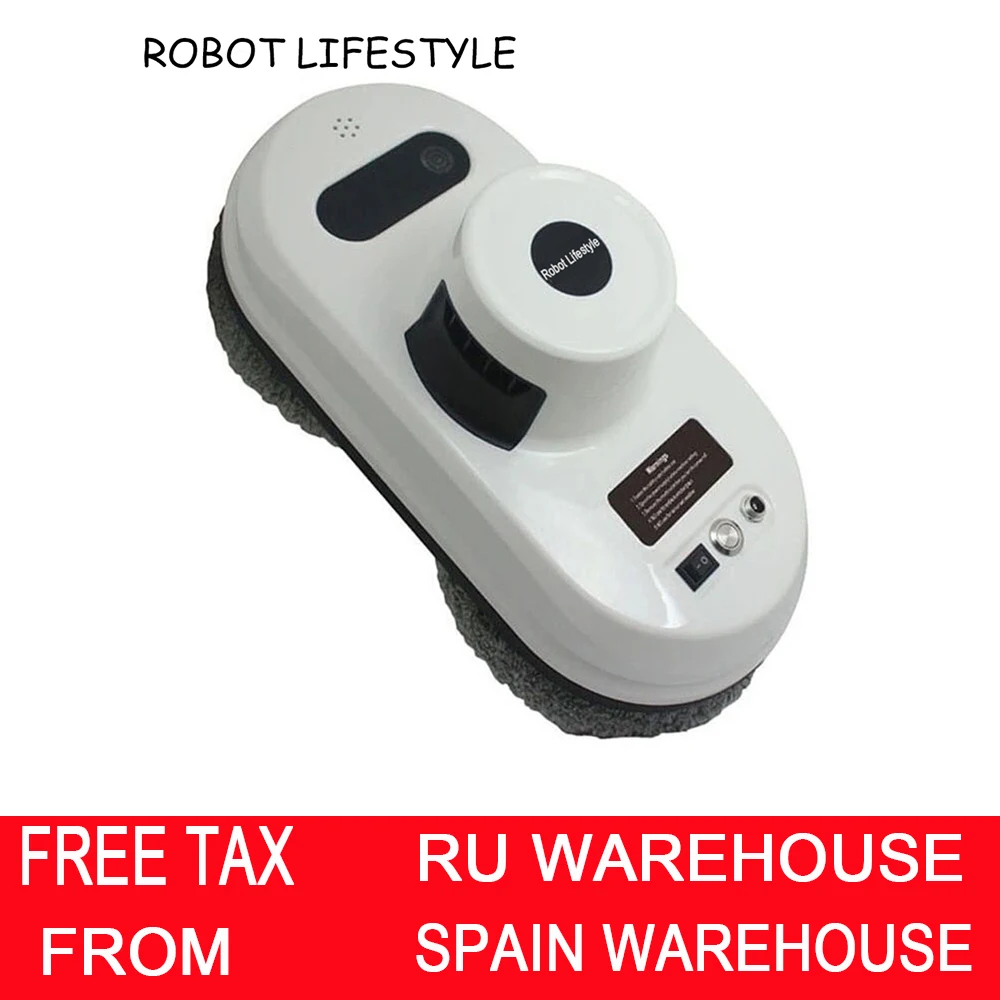 US $93.91 Household Smart Window Cleaner Robot Sweeper High Suction Wet Dry Wiping Smart Automatic Robotic Window Vacuum Cleaner