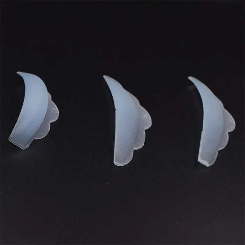 5 Pairs/Bag Eyelashes Perming Rods Silicone 3D Eyelash Lift Cilia Curlers Curl Shields pads Eyelash Perm Pads S M M1 M2 L eyelash curler