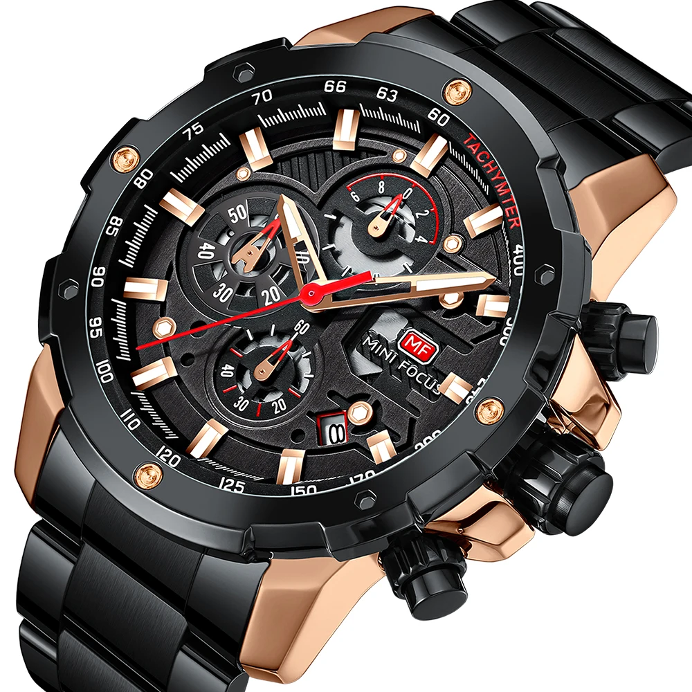 MINI FOCUS Quarzuhr für Herren, wasserdicht_voghion.com