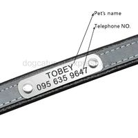 Personalized Cat Lettering Collar Reflective Pet Collars With Engraved Name Phone Number ID Tag For Small Dogs Kitty Neckband 2