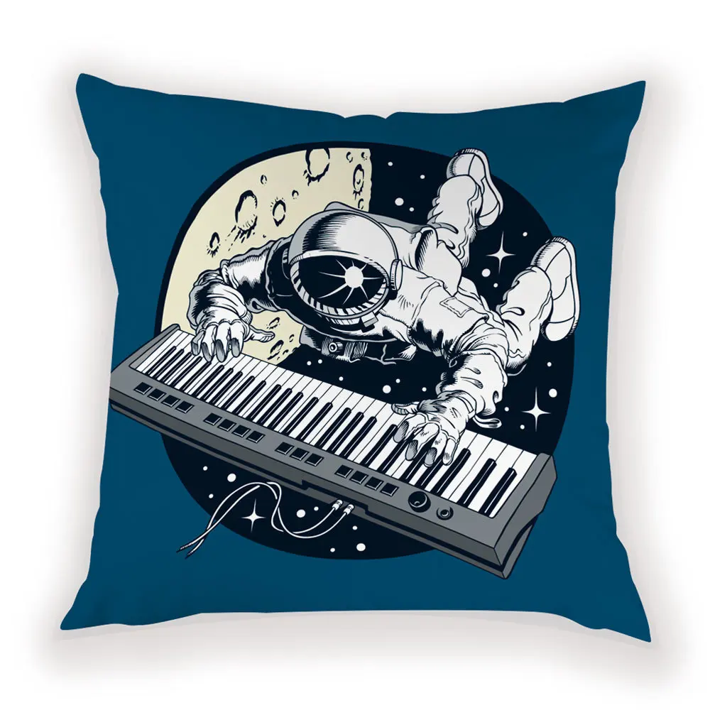 Наволочка для астронавтов, космическая научная наволочка для подушки, космический корабль, робот, подушки, чехлы для домашнего декора