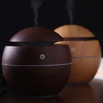 

USB Air Freshener Aroma Essential Oil Diffuser Ultrasonic Cool Mist Humidifier Air Purifier 7 Color Change LED Night light