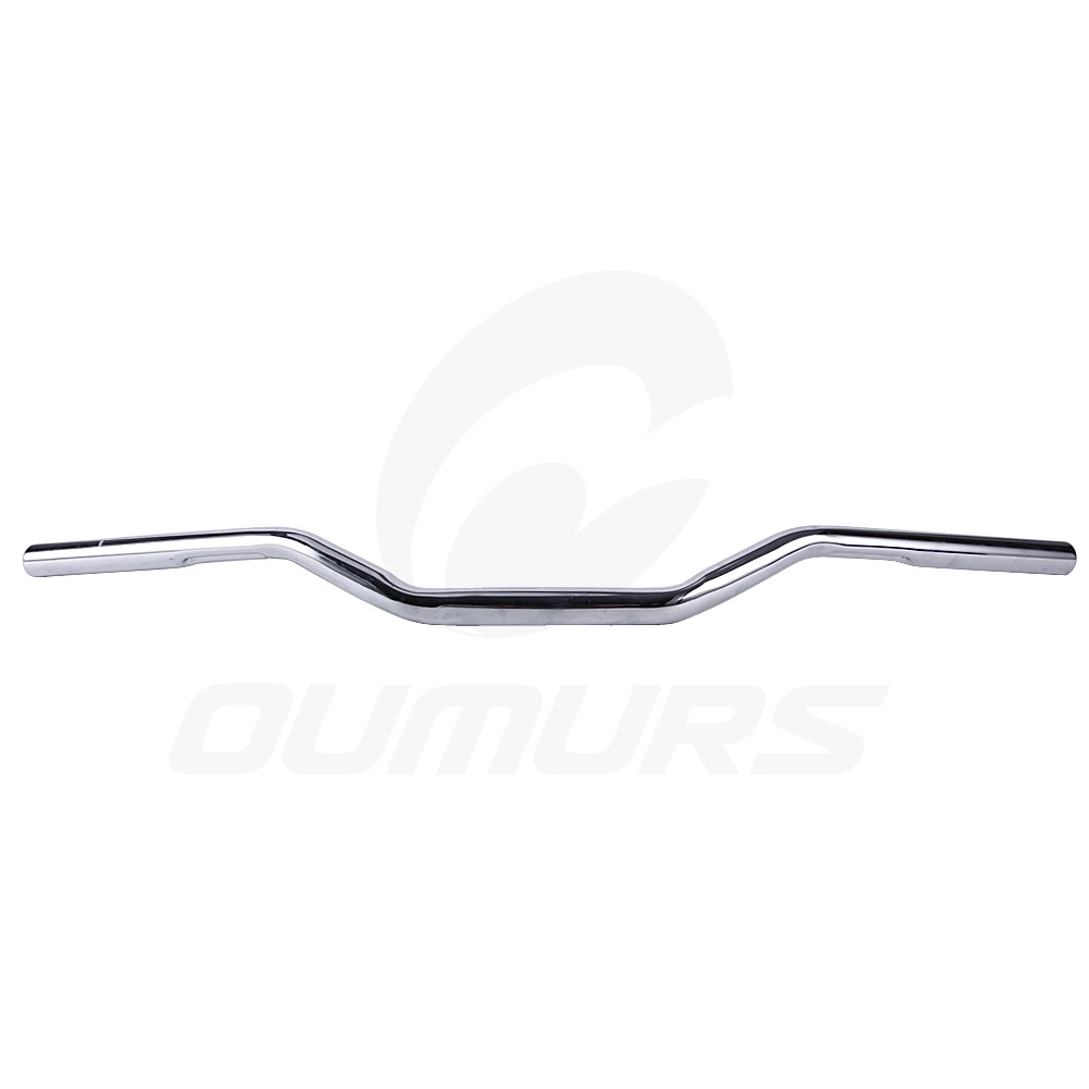 OUMURS руль мотоцикла " 25 мм рукоятка черный хром для Harley Sportster XL883 1200 Yamaha Kawasaki Suzuki Ducati