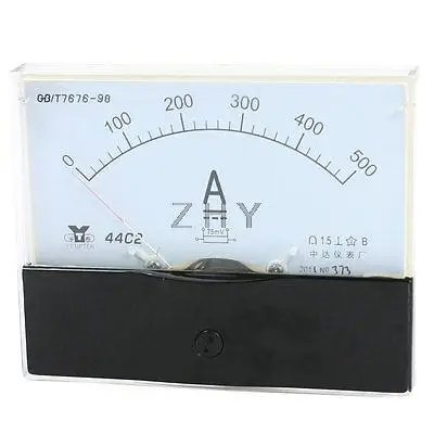 

Measurement Tool Analog Panel Ammeter Gauge DC 0 - 500A Measuring Range
