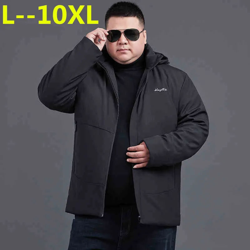 10XL 8XL 6XL 5XL новая брендовая мужская куртка зимняя большого размера Новое
