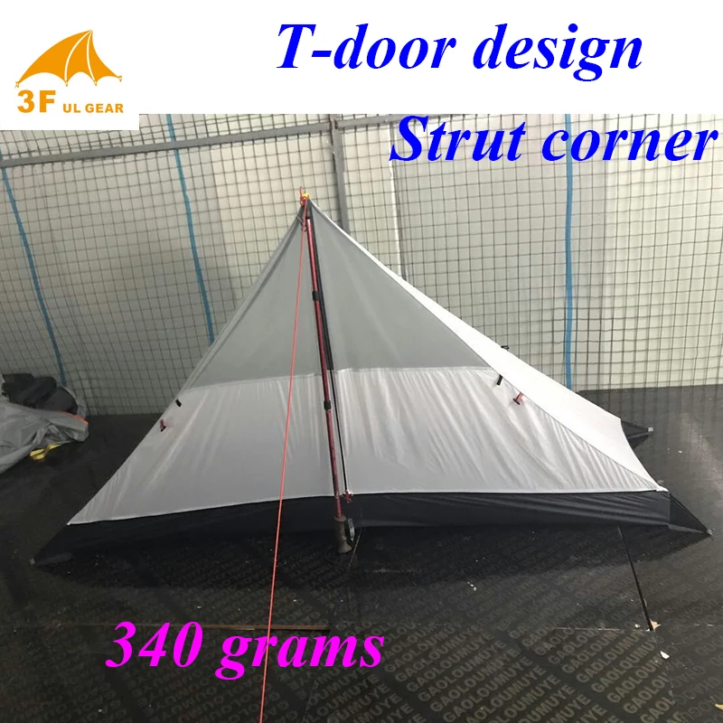 T doors дизайн стойки угловой ультра-светильник 340 грамм 4 сезона Открытый Кемпинг палатка подходит для большинства пирамиды палатки