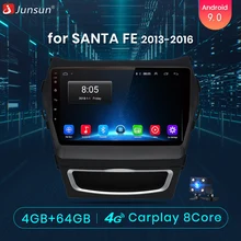 Junsun автомобильный Радио мультимедийный dvd плеер для hyundai IX45 Santa fe