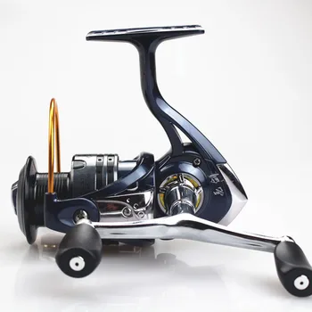 

CNC Metal Rocker Arm Spinning Wheel 12+1 Ball Bearing 5.2:1 1000-6000 Series Fishing Reels Fishing Freshwater Saltwater Coil