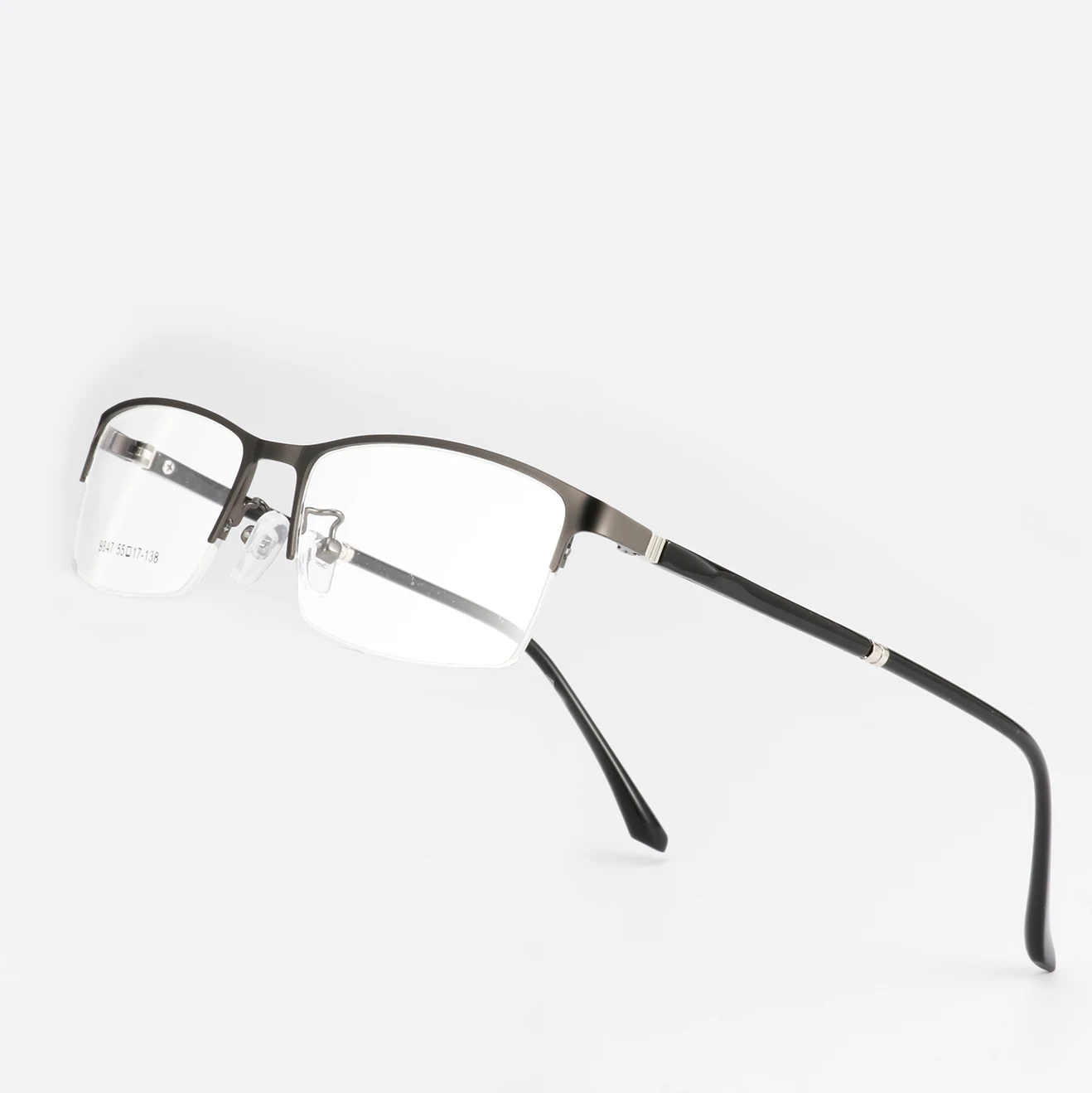 Мужские металлические очки TR90 прозрачные линзы полуочки Oculos De Grau Близорукость Оптические очки для чтения