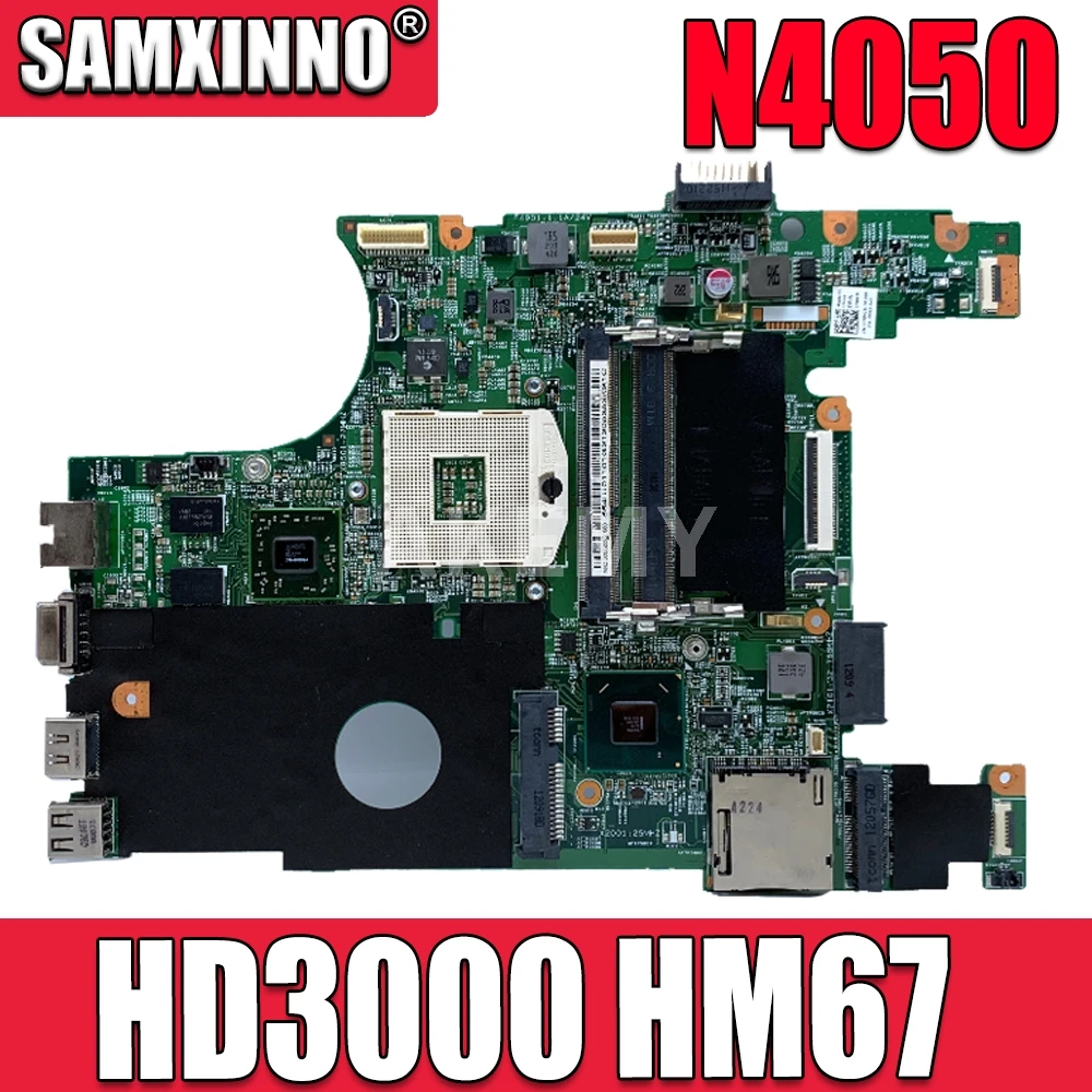 X0DC1 0X0DC1 основная плата для DELL INSPIRON 14R N4050 материнская ноутбука HD 3000 HM67 s989 работает