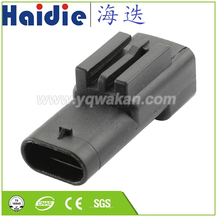 

Free shipping 2sets 3pin auto plastic connector plug auto waterproof cable connector