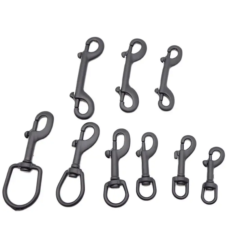 Black bcd 316 single and double hook 65/120MM Stainless Steel Bolt Snap Hook Clip Diving Hook BCD Accessories Diving Equipment