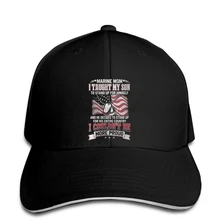 Бейсбол Кепка своего сына стоьте вверх с гордостью Чарм Marine MOM Для женщин Бейсбол Шапки