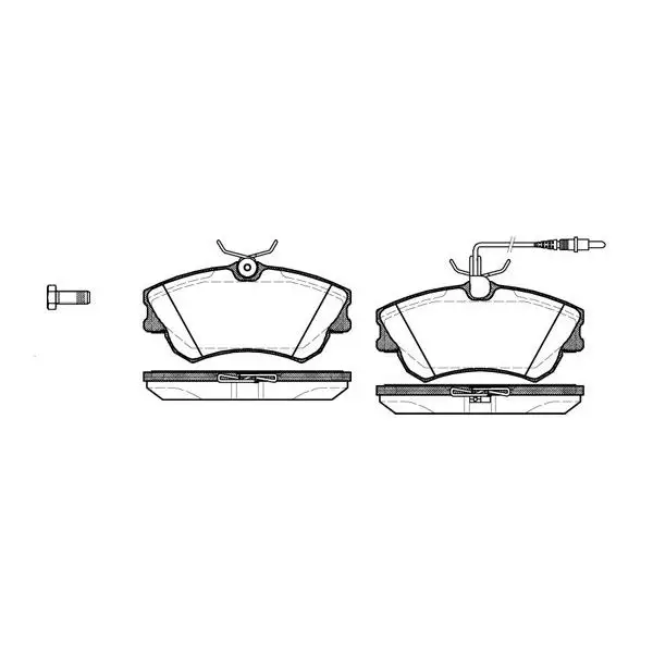 Колодки дисковые п.\ Renault Espace 2.0i&16V/3.0i/2.2TD 96-98 R
