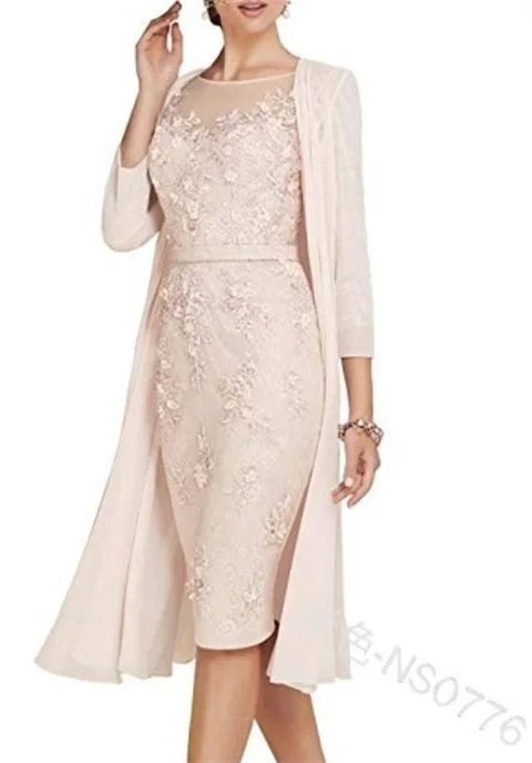 light pink mother of the groom dresses