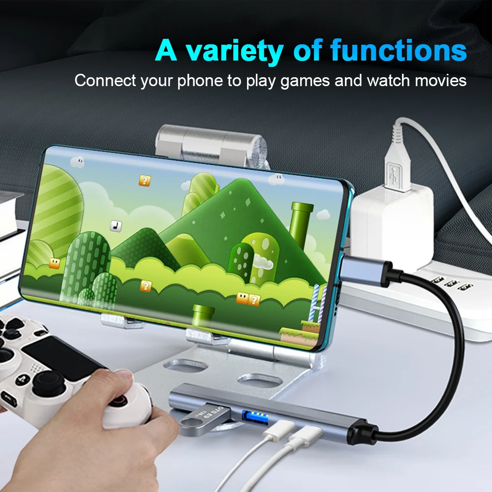 USB C HUB 3.0 Type C 3.1 3/4 Port Multi Splitter Adapter OTG USB for Macbook Pro 13 15 Air Mi Pro HUAWEI PC Accessories