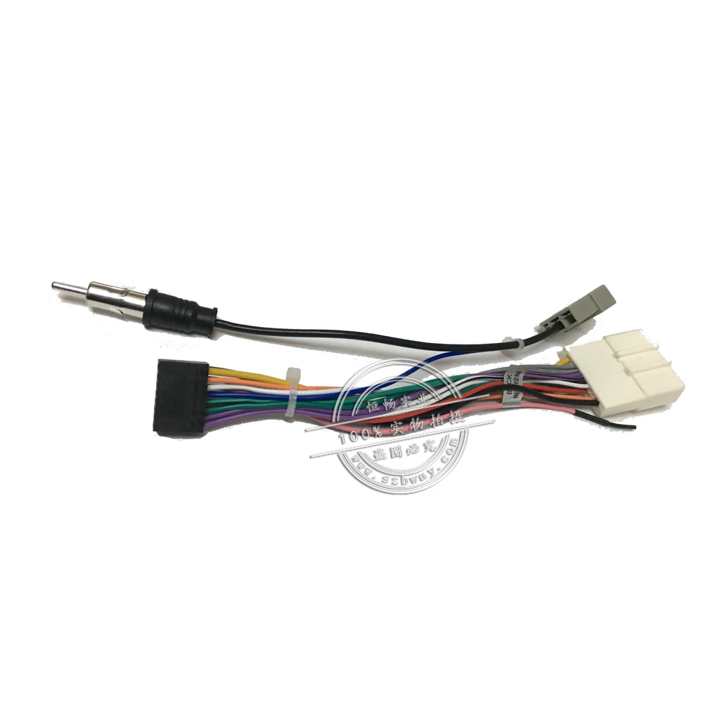 

Car Stereo Female ISO Radio Plug Power Adapter Wiring Harness Special For Nissan Tiida ISO harness power cable