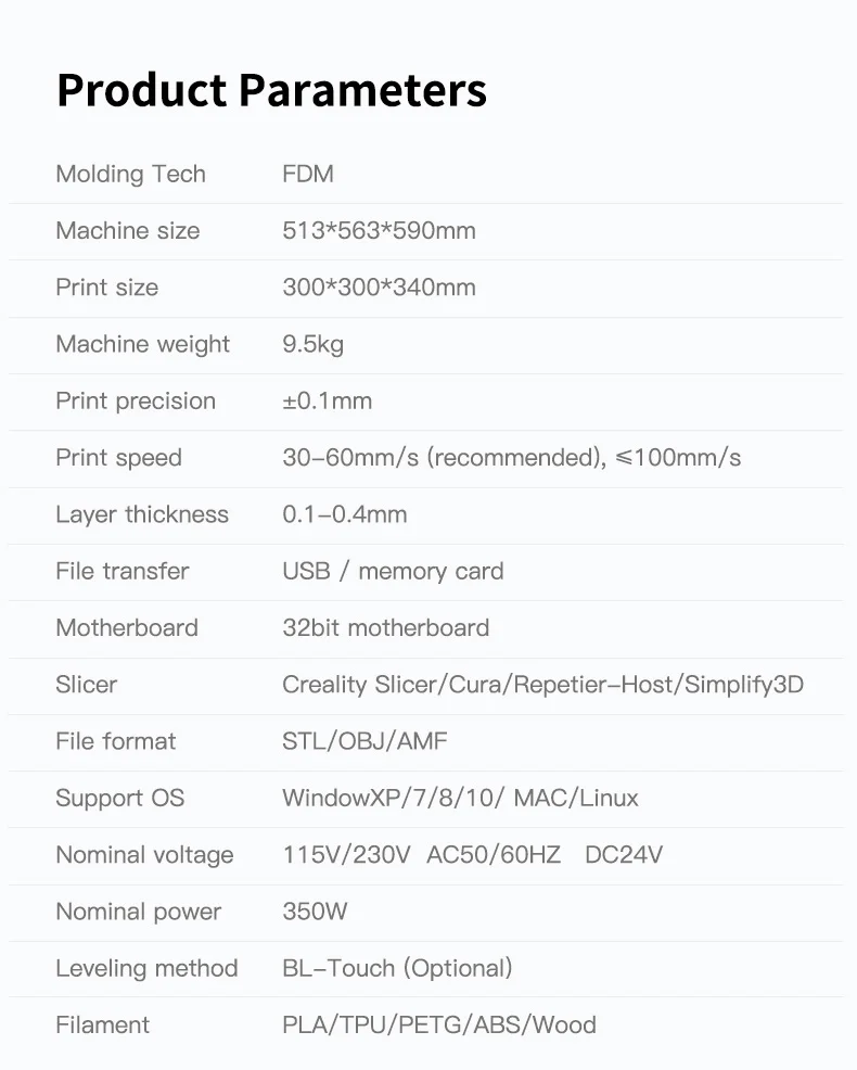 CREALITY 3D Ender-3 Max Mainboard With Silent TMC2208 Stepper Drivers New Glass Bed 3d print model