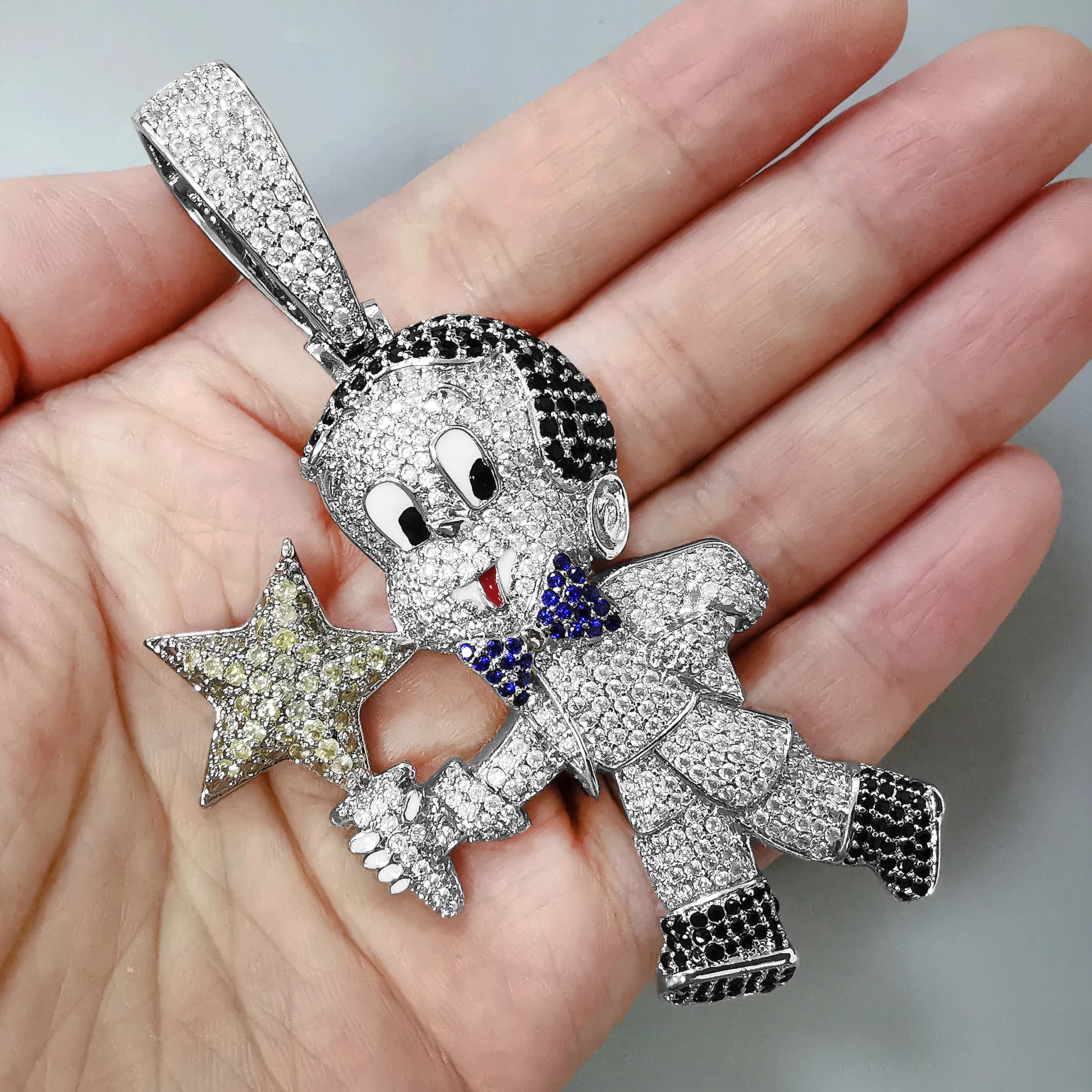 Cartoon Boy With The Star Pendant 
