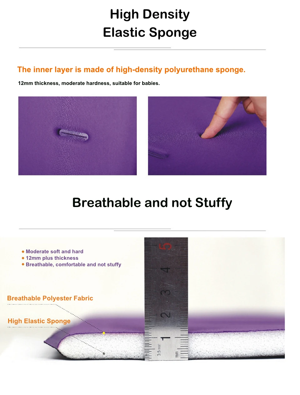 Universal Thickened Baby Stroller Cotton Cushion Children's Dining Chair Trolley baby stroller accessories hooks