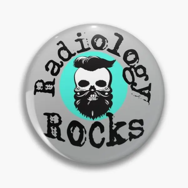 Radiology Rocks Gift For Radiologic Tec Soft Button Pin Gift Fashion