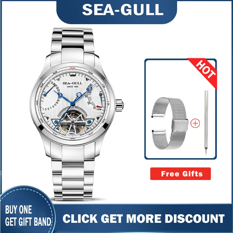 Seagull Watches Mens 2021 Orologi Da Polso Meccanici Automatici Explorer Seiko Di Lusso Delle Migliori Marche Per M163S