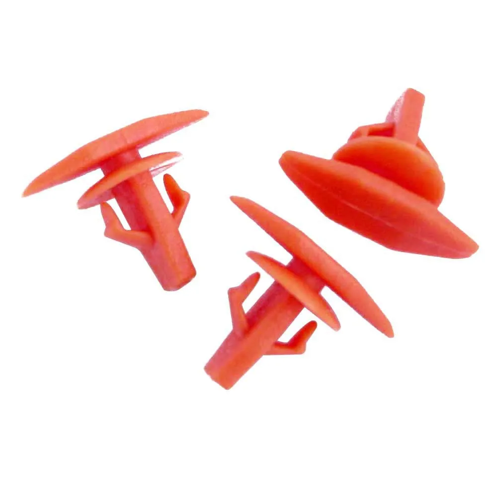 25xCarLowerDoorRubberSealClipsRubberDoorSealsOrangeHigh