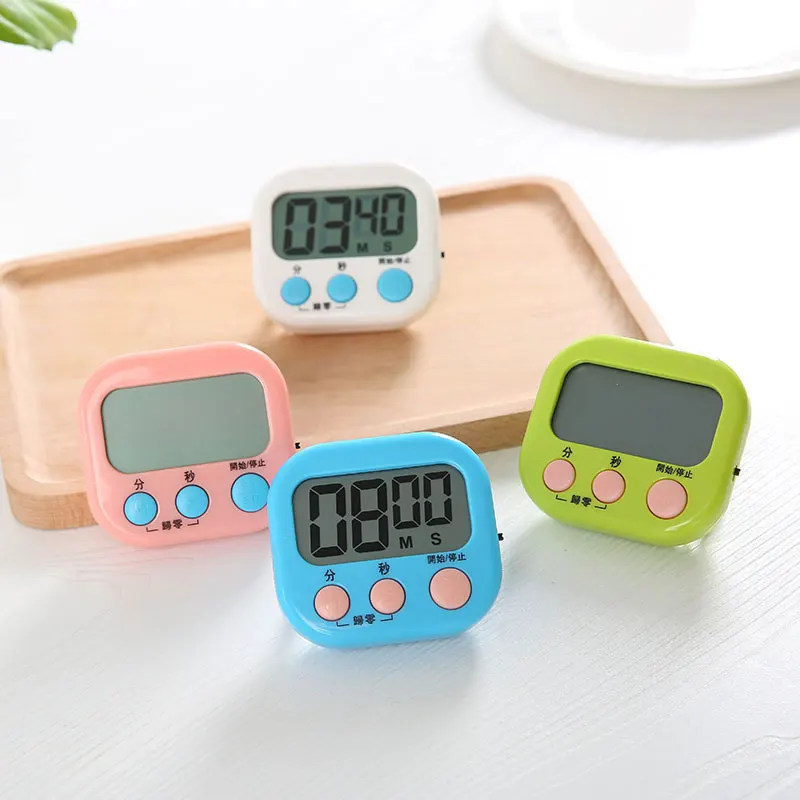 

Kitchen Timer clock with Magnetic Backing Stand LED Screen Countdown Timer for Cooking Food Soup Baking Alarm Tools