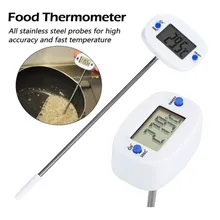 TA288 Пищевой зонд из нержавеющей стали термометр электронный цифровой жидкий термометр для барбекю вращающийся температурный тест инструмент