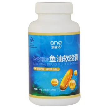 

Lily Kang Brand Fish Oil People Auxiliary Hypolipidemic Compatible Three High Nutritional Health Care Products 24 Months Cfda