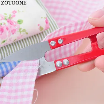 Apparel Fabric Embroidered Scissors Random Color Cross Stitch Trimming Scissors Craft DIY Sewing Tools & Accessory 1