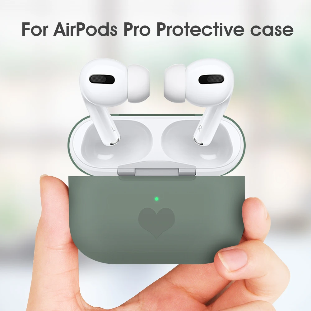 Силиконовый чехол ярких цветов для AirPods Pro защитный наушников противоударный Airpds