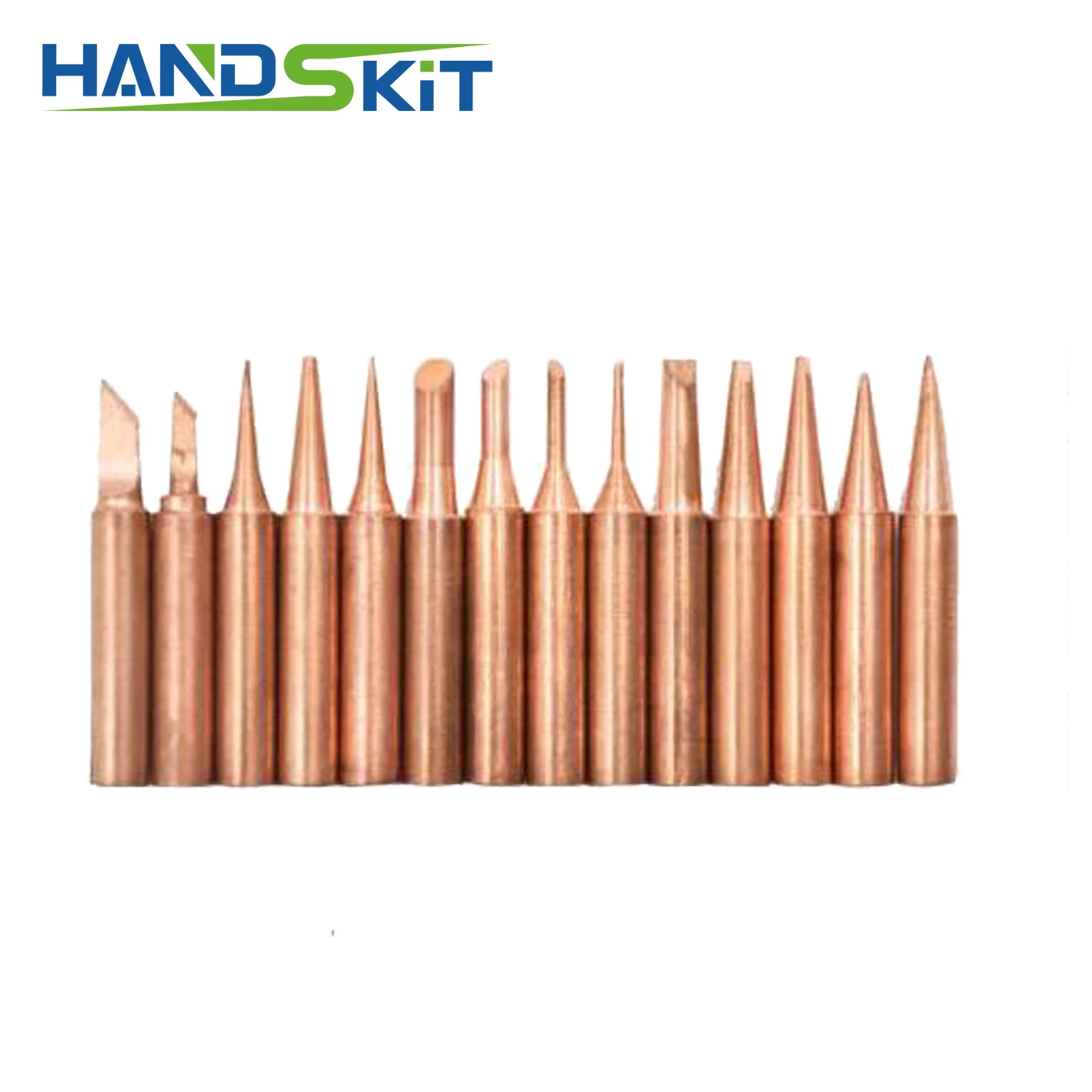 Наконечник паяльной станции HANDSKIT Немагнитный Чистый медный 10 шт. бит 900M T 936 909d 852 +